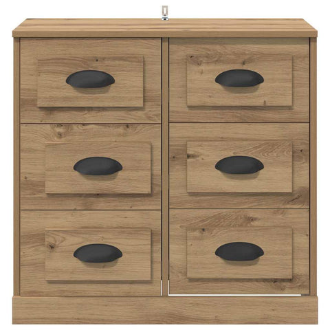 vidaXL Sideboard Artisan Oak 70 x 35.5 x 67.5 cm Engineered Wood