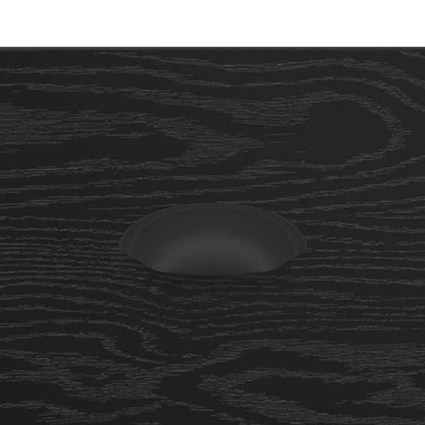 vidaXL Sideboard Black Oak 70 x 35.5 x 67.5 cm Engineered Wood