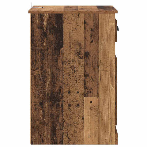 vidaXL Side Cabinet Old wood 40 x 50 x 75 cm Engineered wood