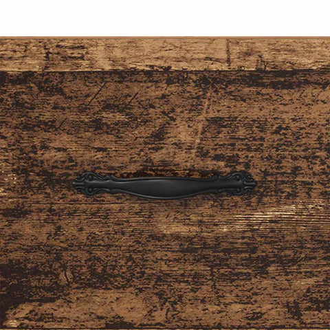 vidaXL Sideboard Old Wood 69.5 x 34 x 90 cm Engineered Wood and Iron