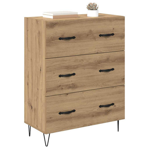 vidaXL Sideboard with Drawer Artisan Oak 69.5 x 34 x 90 cm
