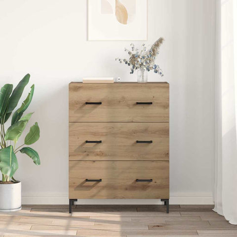 vidaXL Sideboard with Drawer Artisan Oak 69.5 x 34 x 90 cm
