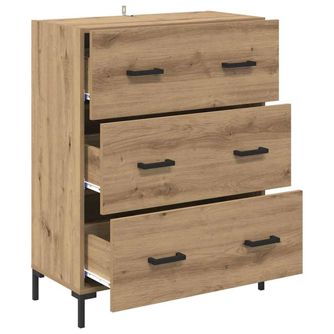 vidaXL Sideboard with Drawer Artisan Oak 69.5 x 34 x 90 cm
