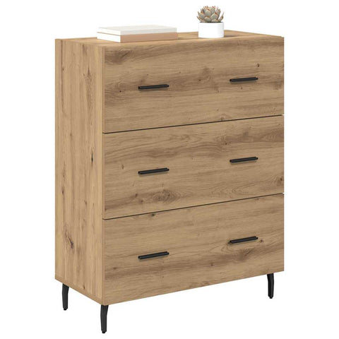 vidaXL Sideboard with Drawer Artisan Oak 69.5 x 34 x 90 cm