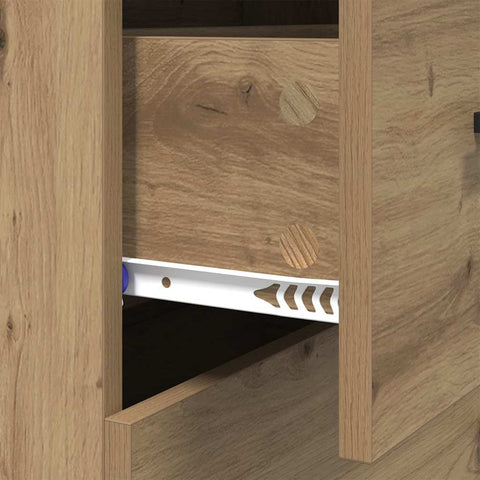 vidaXL Sideboard with Drawer Artisan Oak 69.5 x 34 x 90 cm