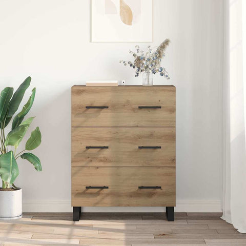 vidaXL Sideboard with Drawer Artisan Oak 69.5 x 34 x 90 cm