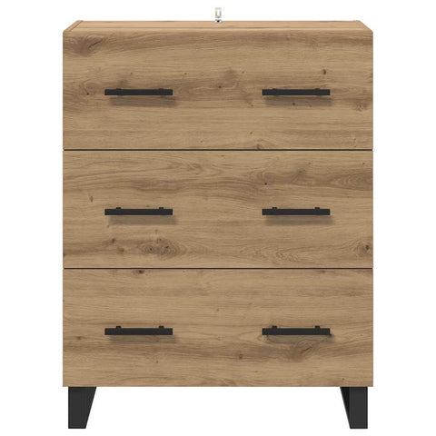 vidaXL Sideboard with Drawer Artisan Oak 69.5 x 34 x 90 cm