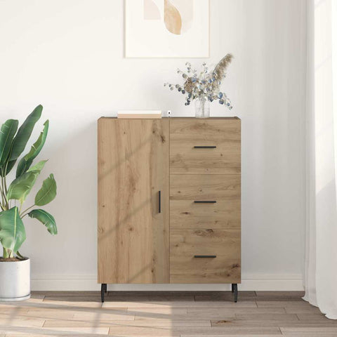 vidaXL Sideboard with Drawer Artisan Oak 69.5 x 34 x 90 cm