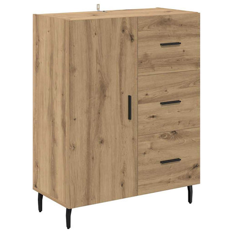 vidaXL Sideboard with Drawer Artisan Oak 69.5 x 34 x 90 cm