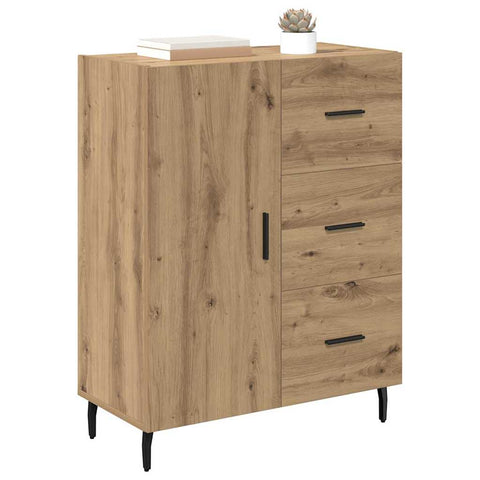 vidaXL Sideboard with Drawer Artisan Oak 69.5 x 34 x 90 cm