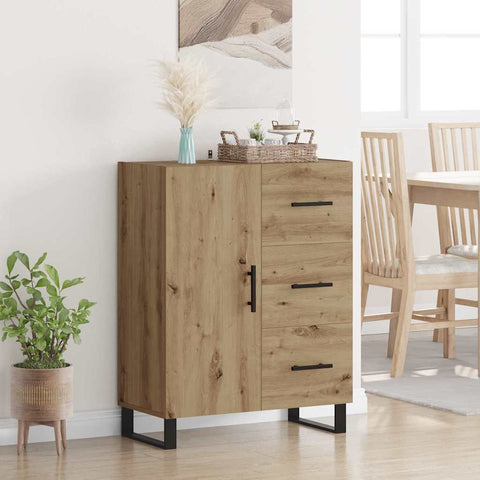 vidaXL Sideboard with Drawer Artisan Oak 69.5 x 34 x 90 cm