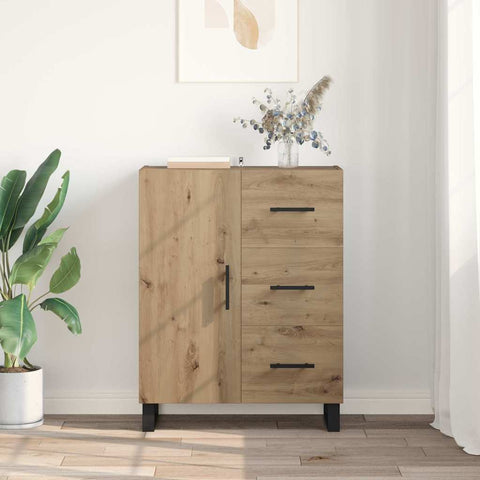 vidaXL Sideboard with Drawer Artisan Oak 69.5 x 34 x 90 cm