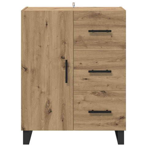 vidaXL Sideboard with Drawer Artisan Oak 69.5 x 34 x 90 cm