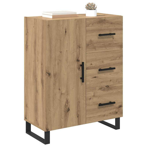 vidaXL Sideboard with Drawer Artisan Oak 69.5 x 34 x 90 cm