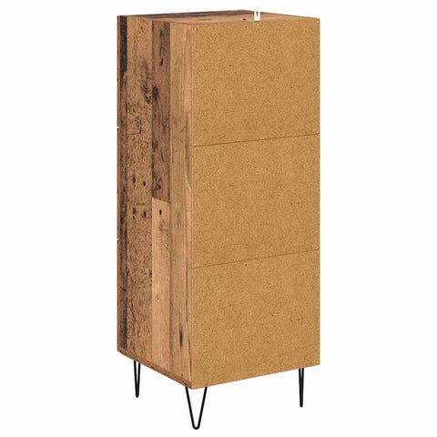 vidaXL Sideboard Old wood 34 x 34.5 x 90 cm Engineered wood