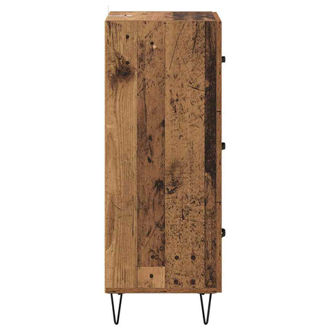 vidaXL Sideboard Old wood 34 x 34.5 x 90 cm Engineered wood