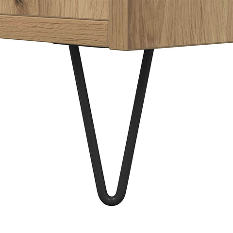 vidaXL Sideboard Artisan oak 34 x 34.5 x 90 cm Engineered wood