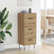 vidaXL Sideboard Artisan oak 34 x 34.5 x 90 cm Engineered wood