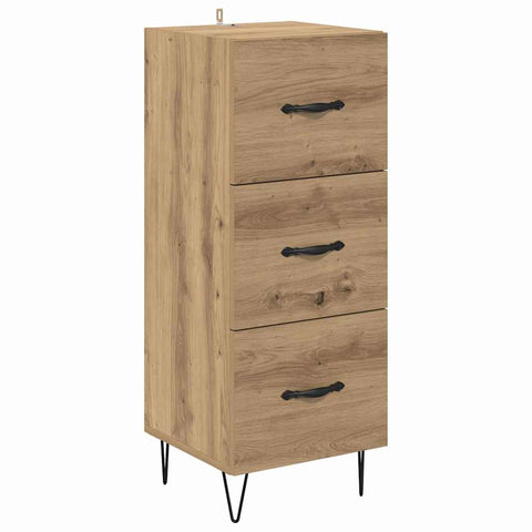 vidaXL Sideboard Artisan oak 34 x 34.5 x 90 cm Engineered wood
