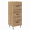 vidaXL Sideboard Artisan oak 34 x 34.5 x 90 cm Engineered wood