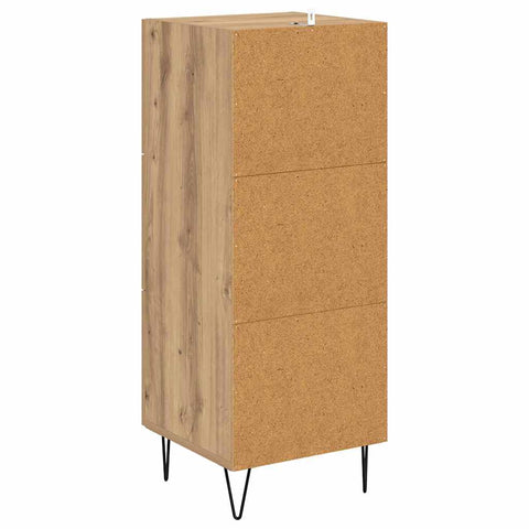 vidaXL Sideboard Artisan oak 34 x 34.5 x 90 cm Engineered wood
