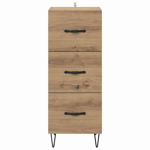 vidaXL Sideboard Artisan oak 34 x 34.5 x 90 cm Engineered wood