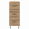 vidaXL Sideboard Artisan oak 34 x 34.5 x 90 cm Engineered wood