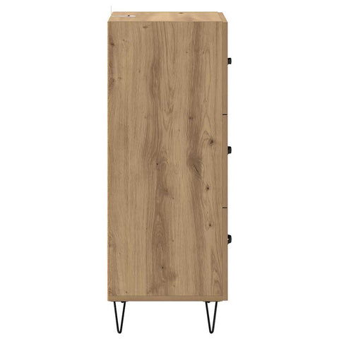 vidaXL Sideboard Artisan oak 34 x 34.5 x 90 cm Engineered wood