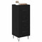 vidaXL Sideboard Black oak 34 x 34.5 x 90 cm Engineered wood