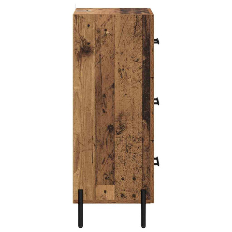 vidaXL Sideboard Old wood 34 x 34.5 x 90 cm Engineered wood