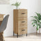 vidaXL Sideboard Artisan oak 34 x 34.5 x 90 cm Engineered wood