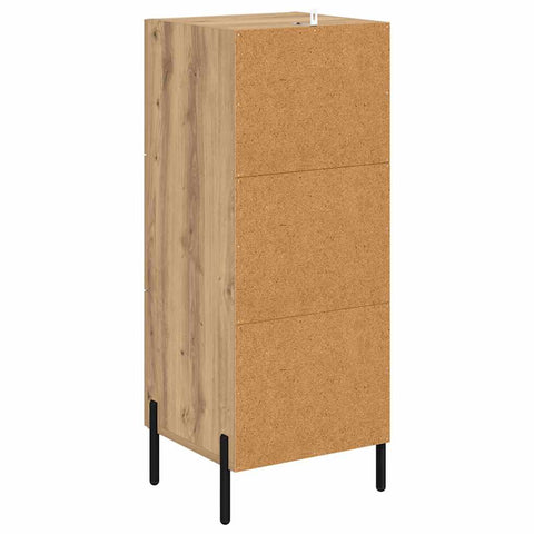 vidaXL Sideboard Artisan oak 34 x 34.5 x 90 cm Engineered wood
