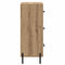 vidaXL Sideboard Artisan oak 34 x 34.5 x 90 cm Engineered wood
