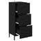 vidaXL Sideboard Black oak 34 x 34.5 x 90 cm Engineered wood