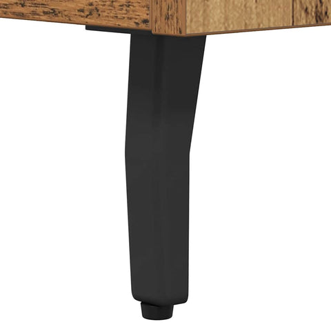 vidaXL Sideboard Old wood 34 x 34.5 x 90 cm Engineered wood