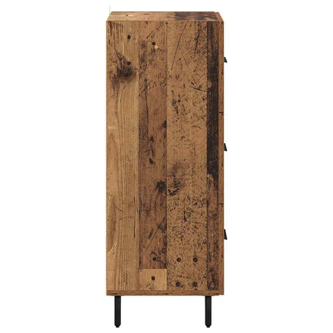 vidaXL Sideboard Old wood 34 x 34.5 x 90 cm Engineered wood