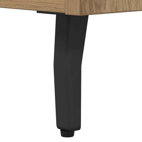 vidaXL Sideboard Artisan oak 34 x 34.5 x 90 cm Engineered wood