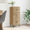 vidaXL Sideboard Artisan oak 34 x 34.5 x 90 cm Engineered wood