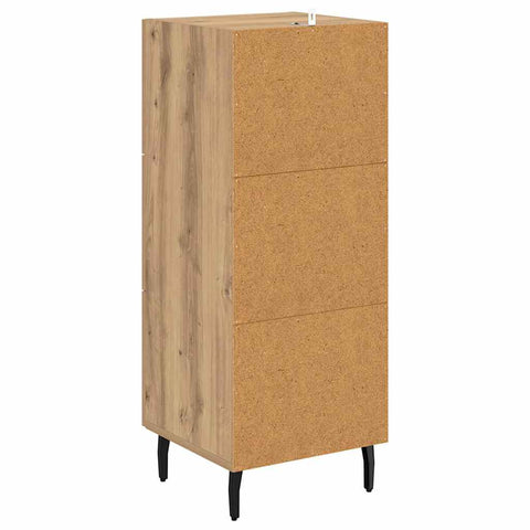 vidaXL Sideboard Artisan oak 34 x 34.5 x 90 cm Engineered wood