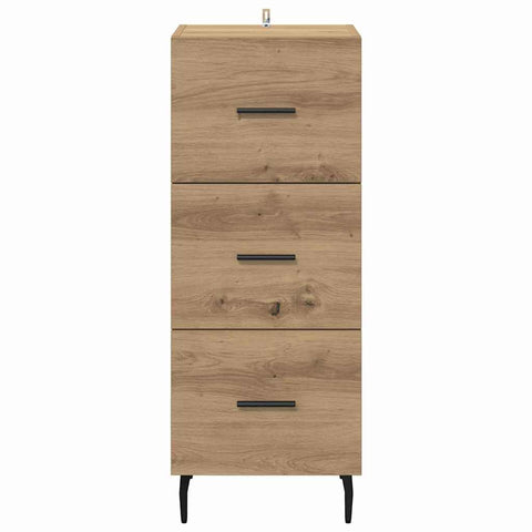 vidaXL Sideboard Artisan oak 34 x 34.5 x 90 cm Engineered wood