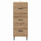 vidaXL Sideboard Artisan oak 34 x 34.5 x 90 cm Engineered wood