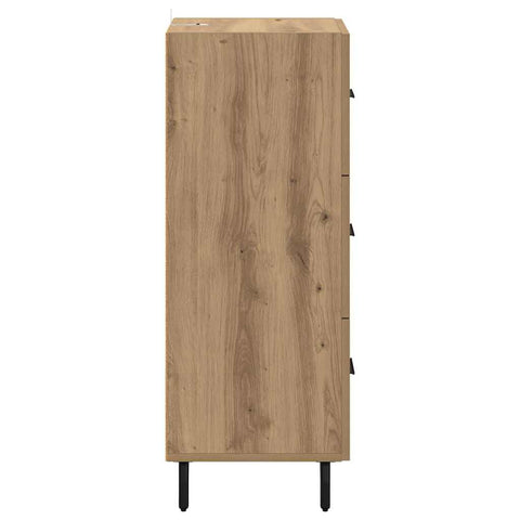 vidaXL Sideboard Artisan oak 34 x 34.5 x 90 cm Engineered wood