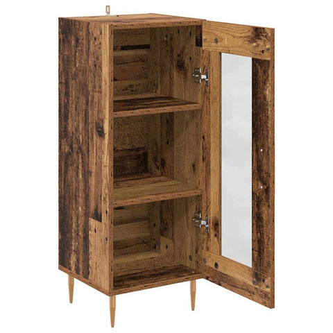 vidaXL Sideboard Old wood 34 x 34.5 x 90 cm Engineered wood