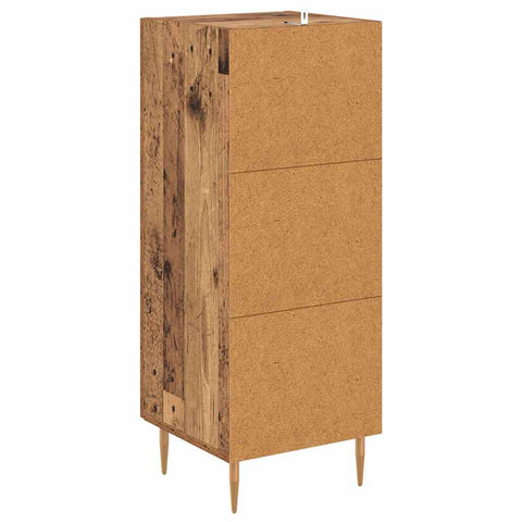 vidaXL Sideboard Old wood 34 x 34.5 x 90 cm Engineered wood