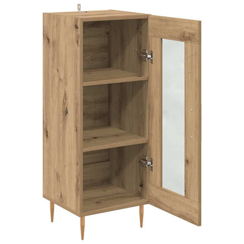vidaXL Sideboard Artisan oak 34 x 34.5 x 90 cm Engineered wood