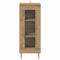 vidaXL Sideboard Artisan oak 34 x 34.5 x 90 cm Engineered wood