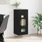 vidaXL Sideboard Black oak 34 x 34.5 x 90 cm Engineered wood