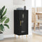 vidaXL Sideboard Black oak 34 x 34.5 x 90 cm Engineered wood
