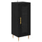 vidaXL Sideboard Black oak 34 x 34.5 x 90 cm Engineered wood