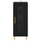 vidaXL Sideboard Black oak 34 x 34.5 x 90 cm Engineered wood